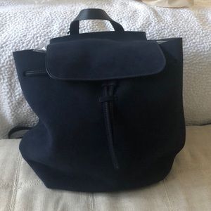 NWT Mansur Gavriel Suede Backpack in Blu (Navy)